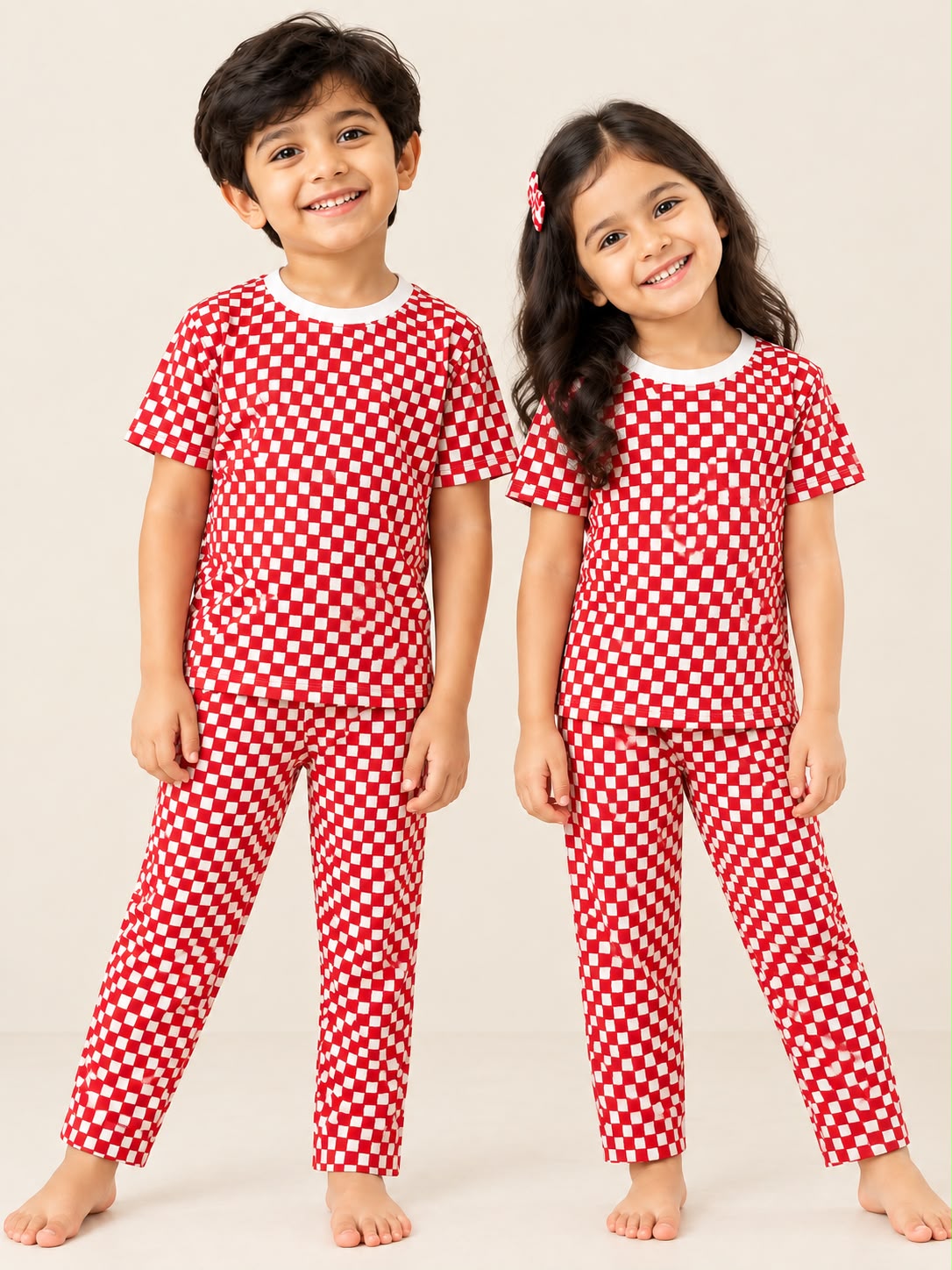 Checks Co-ord Set
